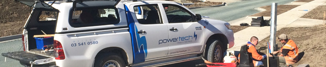 Power-Network-Reticulation Power Network Reticulation Ute and Workers